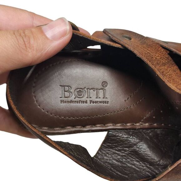 Born Brown and Cream Wedges - Picture 4 of 13